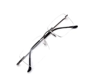 Rimless Blue Blocker Rectangluar