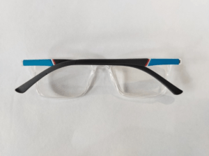 Transparent Blue Black Antiglare Blocking Glasses