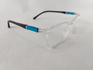 Clear and Blue-Black Prescription Eyewear – Sleek Modern Glasses for Every Day