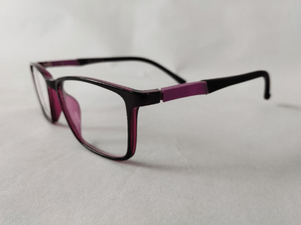 Trendy Purple Black Frames 52-17-139 - Image 3