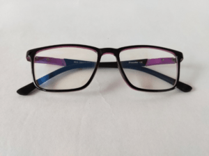 Vibrant Black & Purple Reading Glasses for a Bold, Comfortable Look