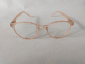 Elegant Dull Pink Computer Glasses: Soft Style