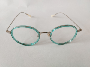 A Perfect Pair: Sky Blue and Silver Round Reading Glasses for a Bold Statement