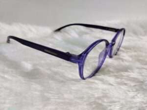 Oval Blue Prescription Glasses