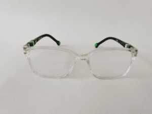 Bold Transparent Black Green Small Size 46