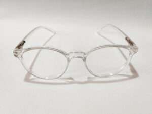 Transparent White Oval Medium Size 49-18-140