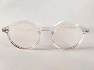 Transparent White Round Medium Size 48-17-138