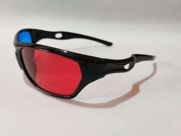 Black Blue Red 3D Glasses - Image 4